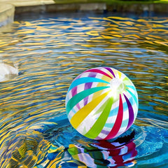 Inflatable Dot Striped Beach Ball PVC