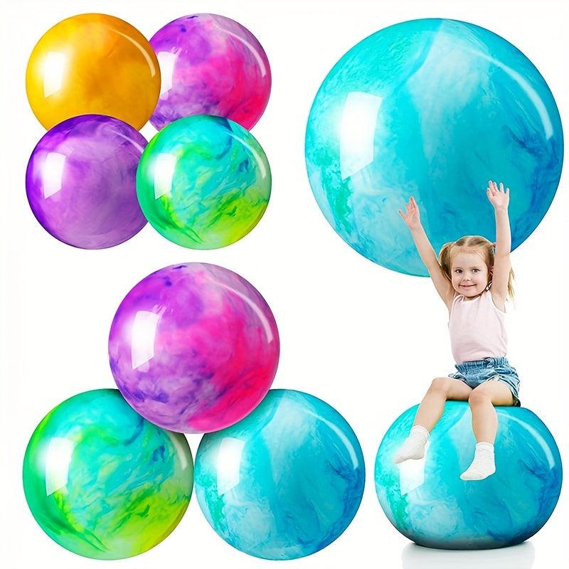 Children's Bouncing Ball 22 Game Marble Elastic Inflatable Sensory Ball