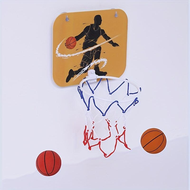 Kids Indoor Basketball Trainer with Suction Cup - Mini Shooting Training Set