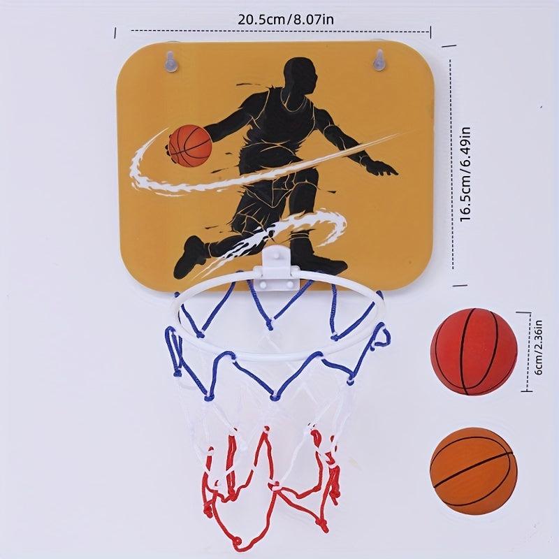 Kids Indoor Basketball Trainer with Suction Cup - Mini Shooting Training Set