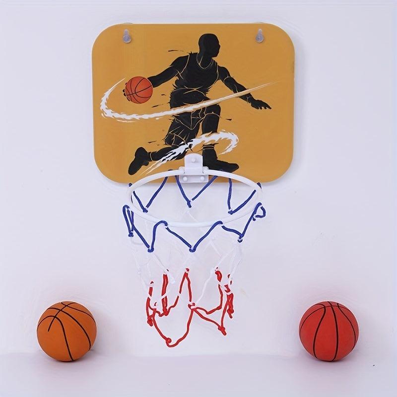 Kids Indoor Basketball Trainer with Suction Cup - Mini Shooting Training Set