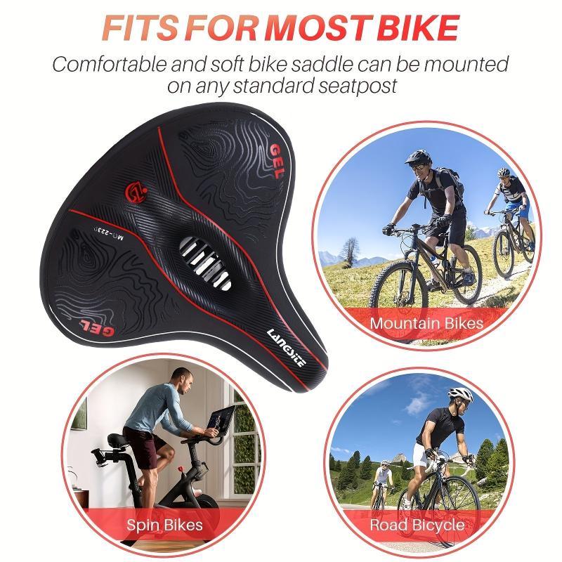 Oversized Bike Seat For Peloton Bike Upgraded Comfort Saddle