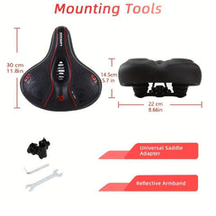 Oversized Bike Seat For Peloton Bike Upgraded Comfort Saddle