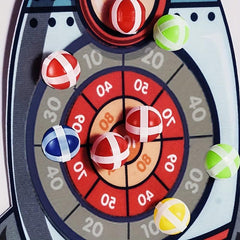 Montessori Sports Toy Sticky Ball Dart Board Game