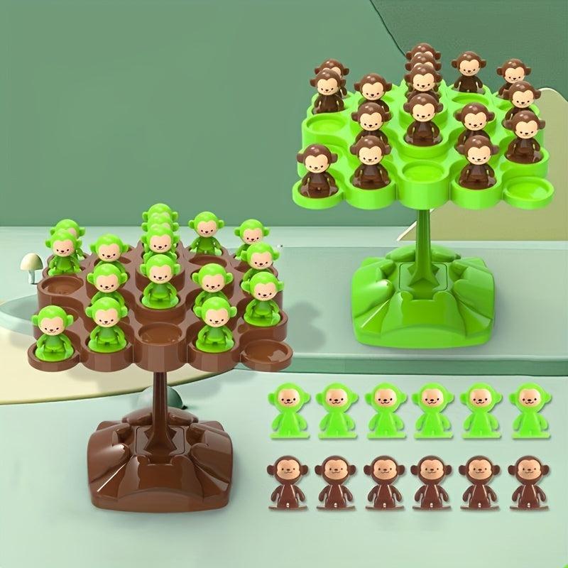Monkey Balance Tree Training Puzzle Stacking Blocks
