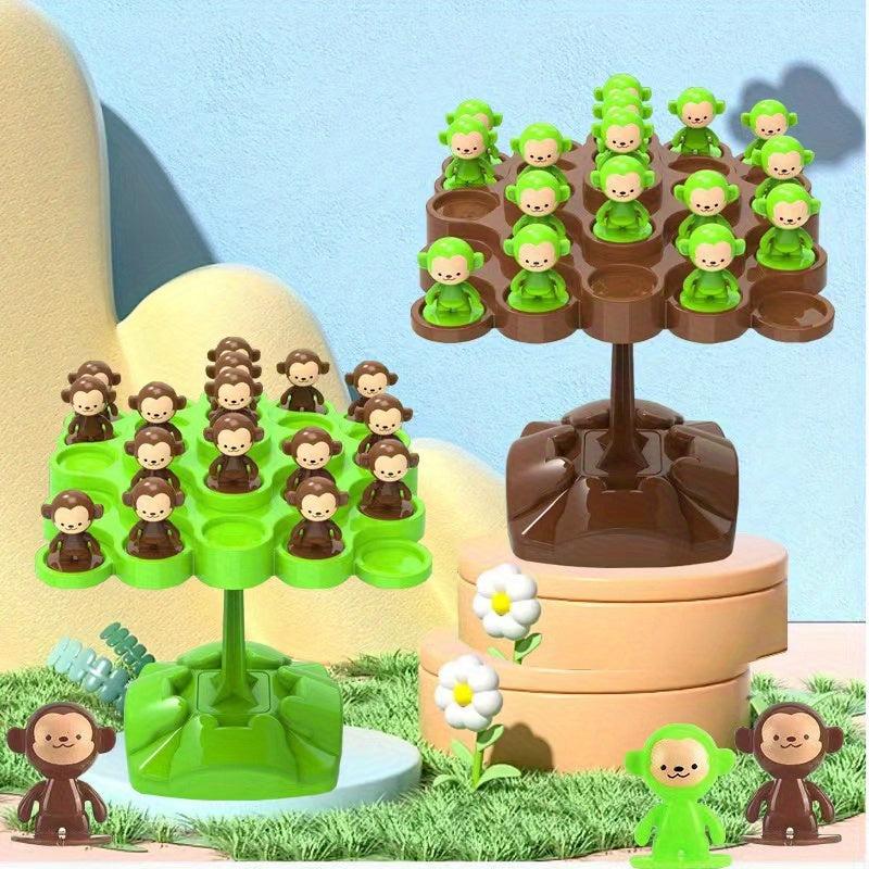 Monkey Balance Tree Training Puzzle Stacking Blocks