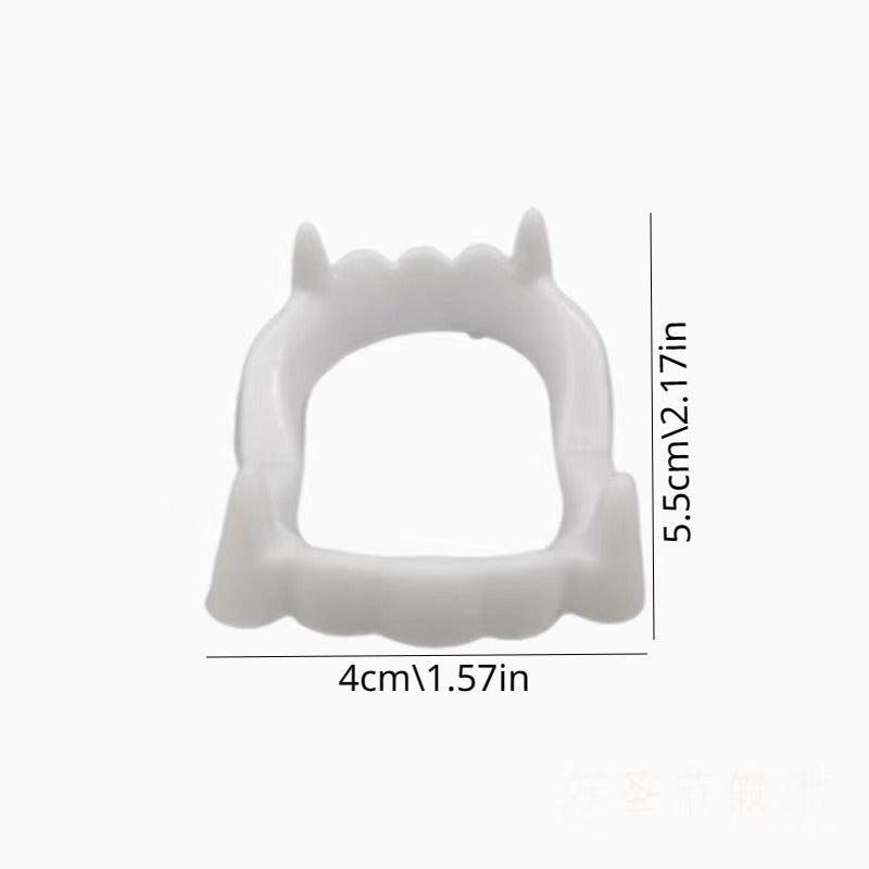 3pcs Denture Props Horror Vampires Threat Toys