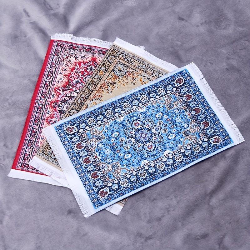1pc Mini Dollhouse Floor Mat Scene Decoration Carpet