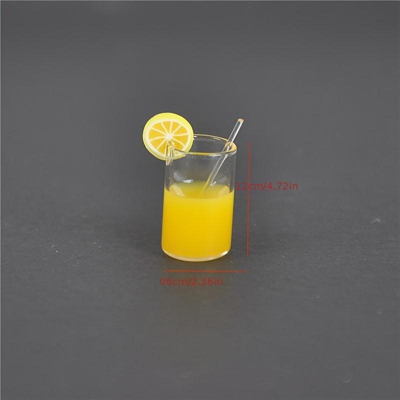 Mini Lemon Cup Ornaments for 1:12 Doll House Simulation