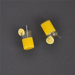 Mini Lemon Cup Ornaments for 1:12 Doll House Simulation