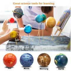 10pcs Solar System Planet Stress Balls Educational Toys