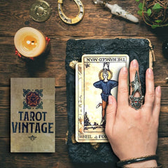 Vintage Classic Tarot Cards for Beginners - Desk Toy or Board Game Collection