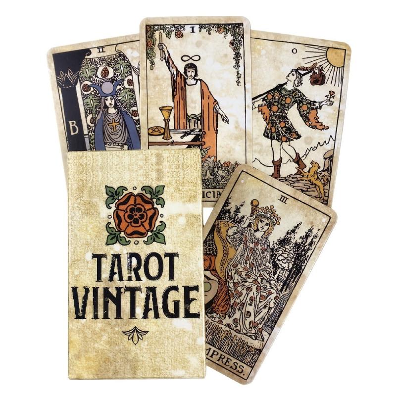Vintage Classic Tarot Cards for Beginners - Desk Toy or Board Game Collection