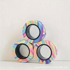 Magnetic Fidget Spinner Bracelet Ring Toy Office Decompression
