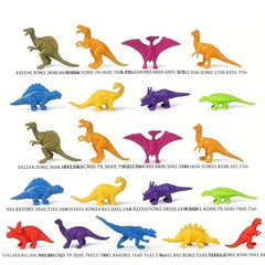 10pcs Mini Animal Dinosaur Toys Set Boys Action Figures Classic Ancient Series