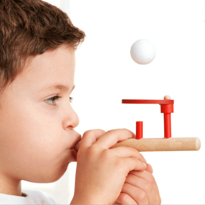 Montessori Baby Wooden Toys Blow Hobbies Outdoor Fun Sports Toy