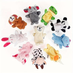 Animal Hand Puppet Set for Children's Storytelling