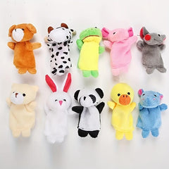 Animal Hand Puppet Set for Children's Storytelling