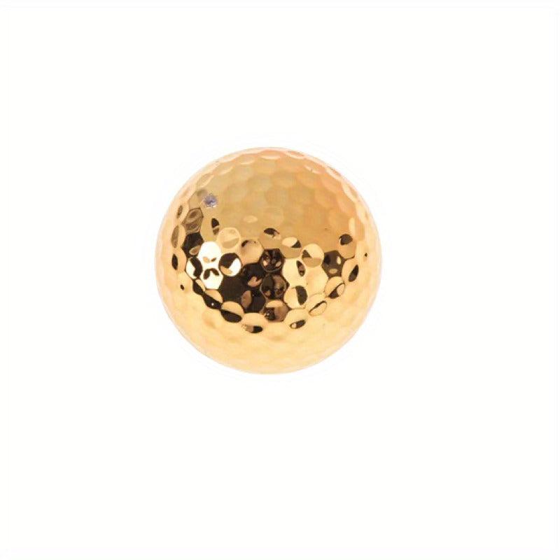 Portable Double Layer Plated Ball Accessory for Improved Golf Game