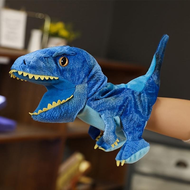 Plush Dinosaur Hand Puppet u2013 Prehistoric Age Simulation