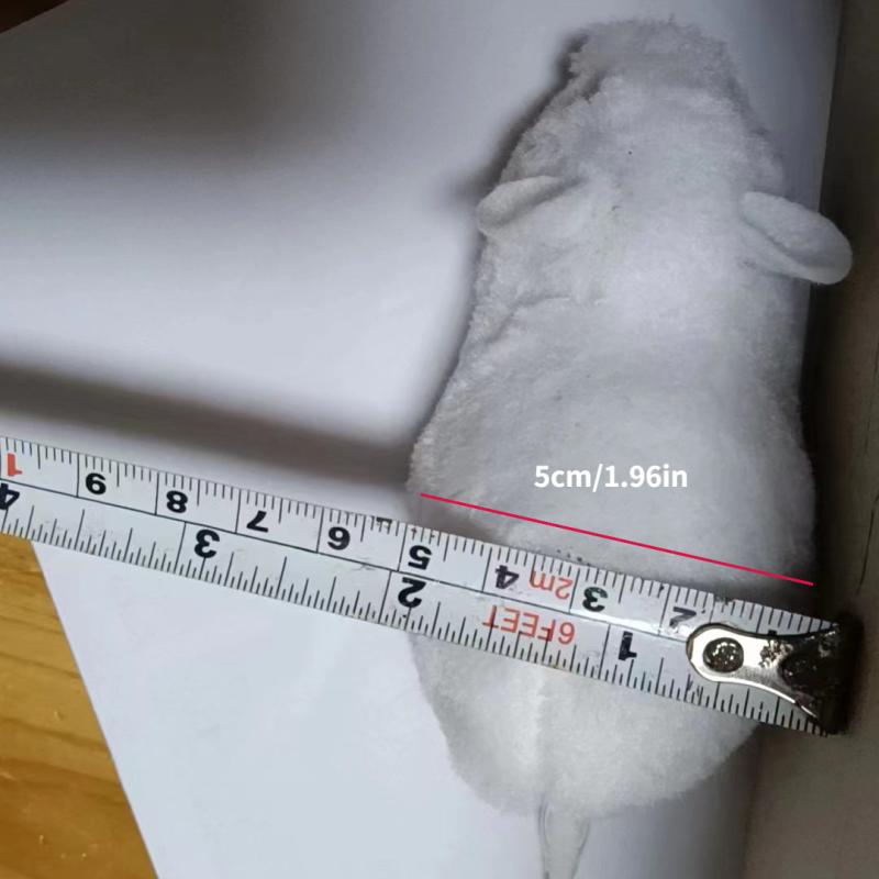 Random Rebound Inertia Plush Mouse Pet Toy