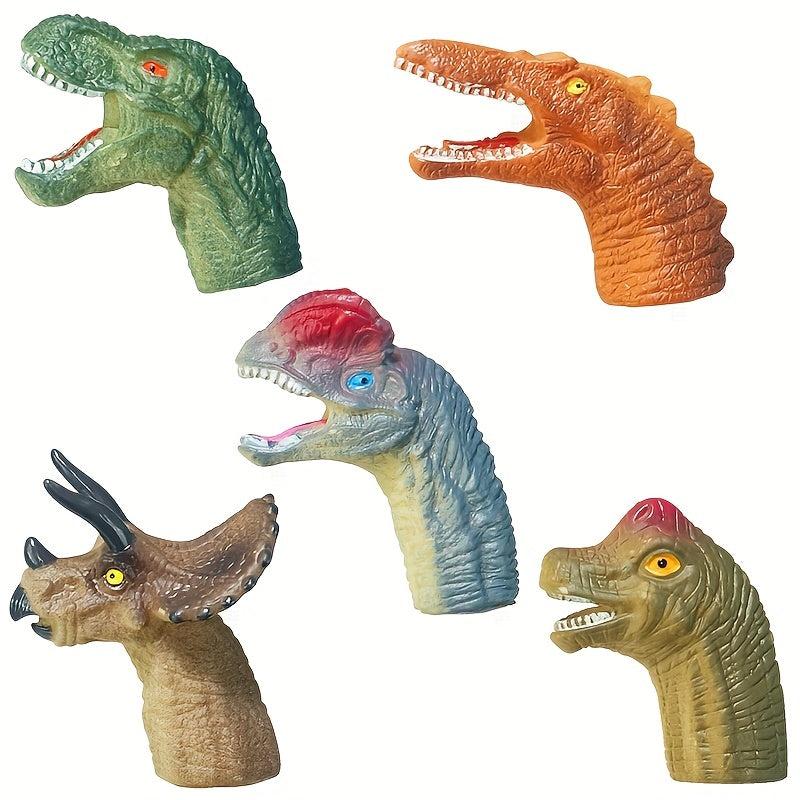 Children's T-Rex Finger Doll Soft Glue Dinosaur Toy