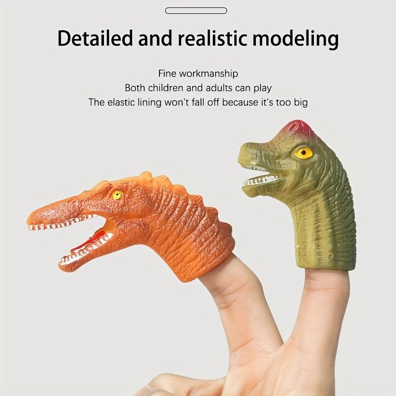 Children's T-Rex Finger Doll Soft Glue Dinosaur Toy