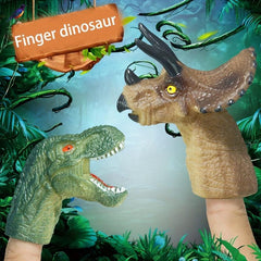 Children's T-Rex Finger Doll Soft Glue Dinosaur Toy