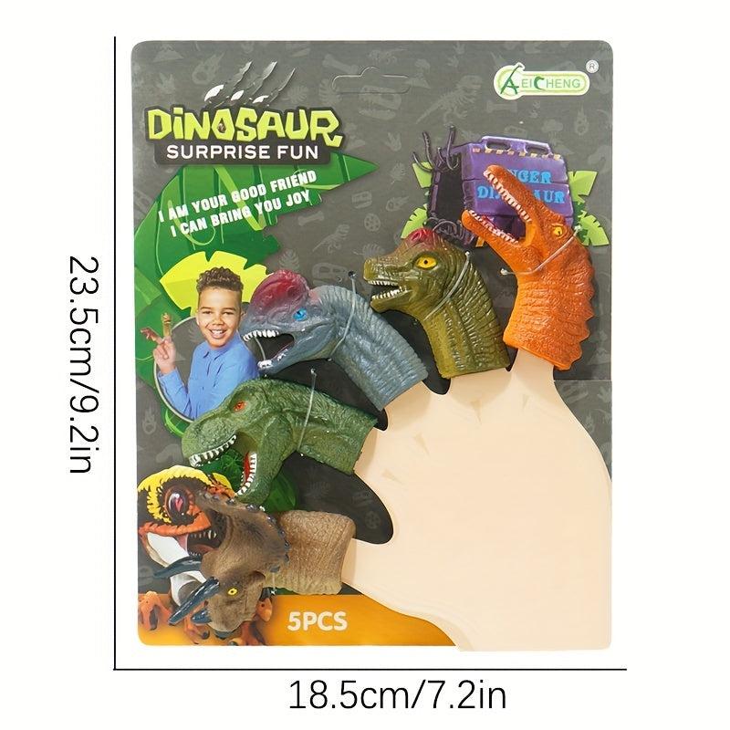 Children's T-Rex Finger Doll Soft Glue Dinosaur Toy