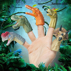 Children's T-Rex Finger Doll Soft Glue Dinosaur Toy