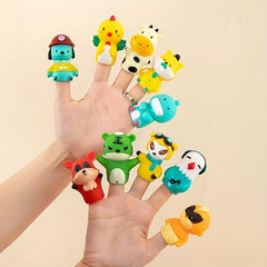 Cartoon Animals Finger Puppets Finger Toys Children's Toys PVC Finger Puppets