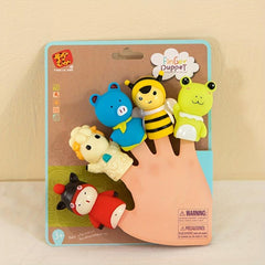 Cartoon Animals Finger Puppets Finger Toys Children's Toys PVC Finger Puppets