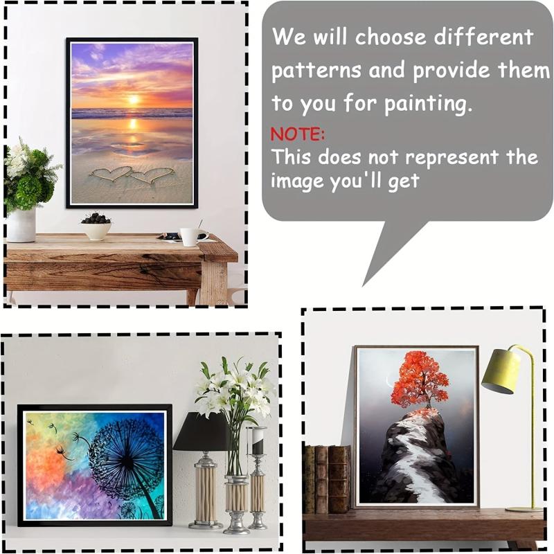 5D Diamond Painting Mystery Box Kit - Home Wall Decor Supplies