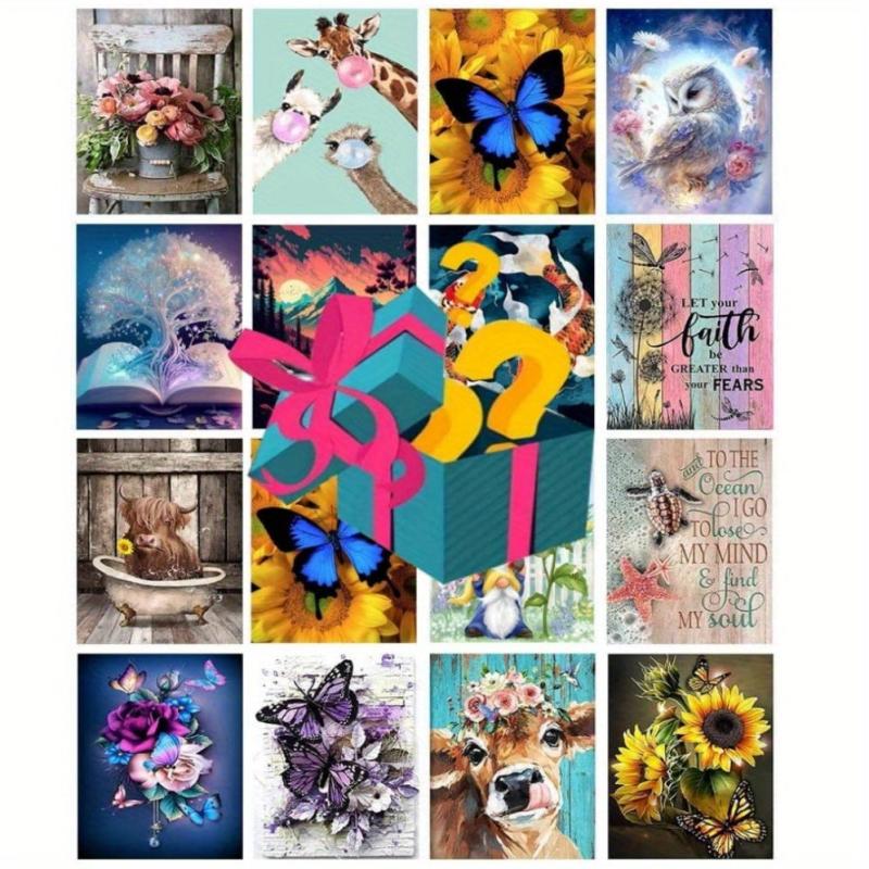 5D Diamond Painting Mystery Box Kit - Home Wall Decor Supplies