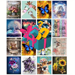 5D Diamond Painting Mystery Box Kit - Home Wall Decor Supplies