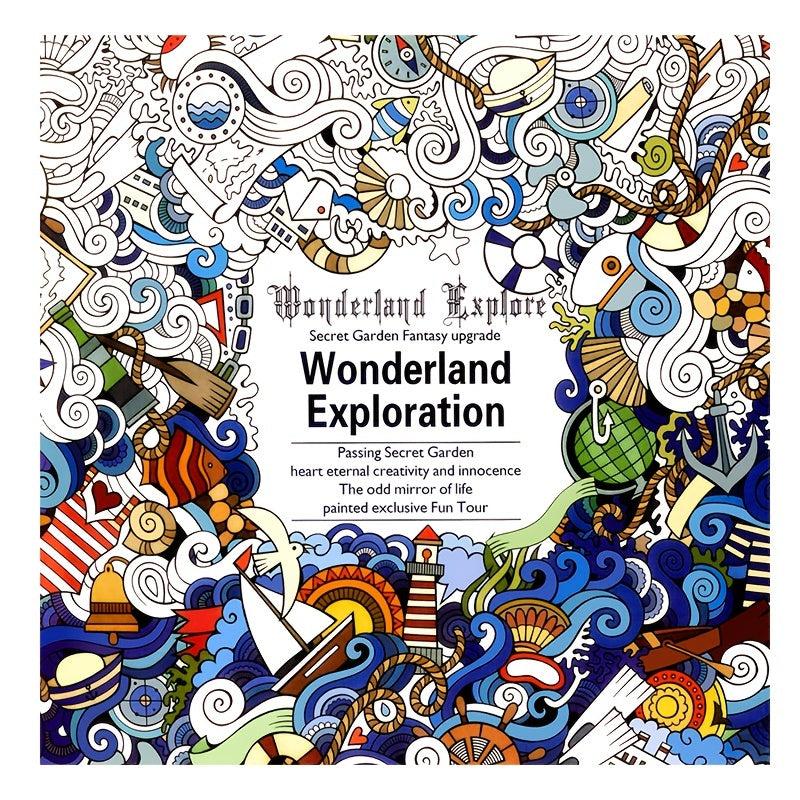 12pcs Watercolor Painting Coloring Book Kit for Kids