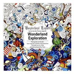 12pcs Watercolor Painting Coloring Book Kit for Kids