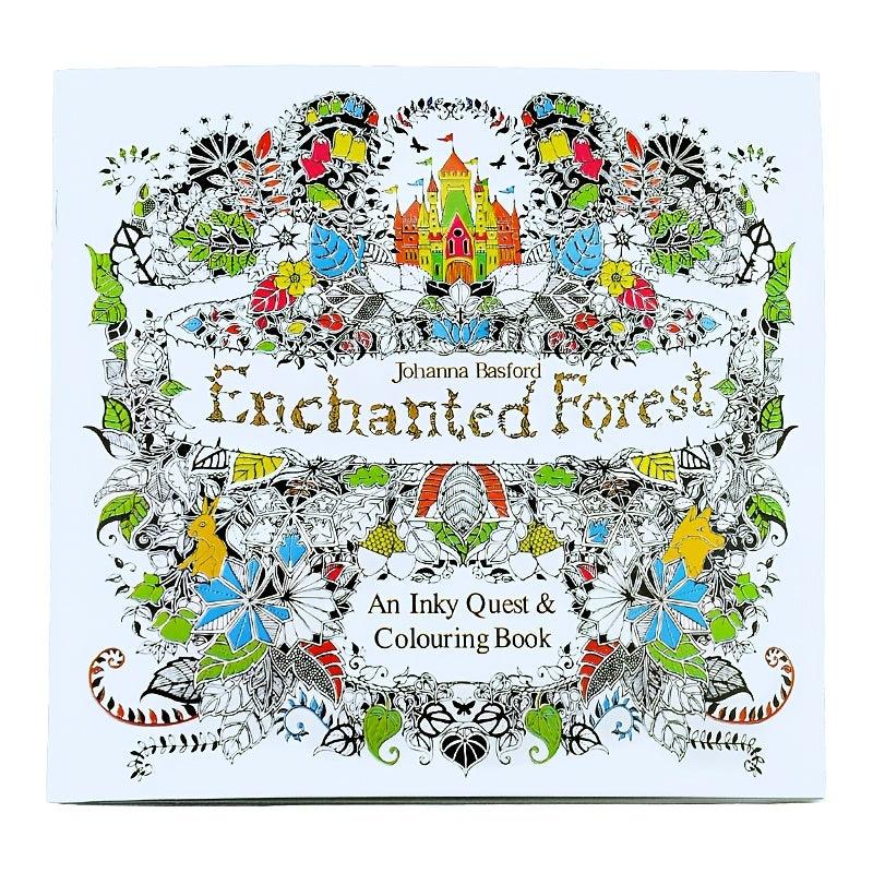12pcs Watercolor Painting Coloring Book Kit for Kids