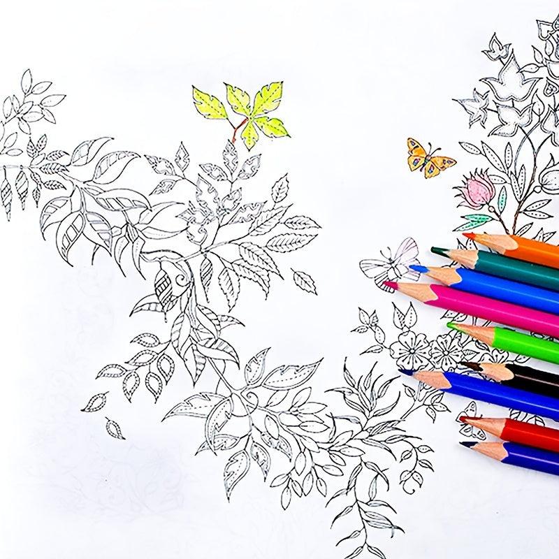 12pcs Watercolor Painting Coloring Book Kit for Kids