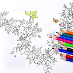 12pcs Watercolor Painting Coloring Book Kit for Kids