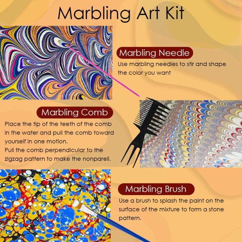 Funwins Water Marbling Paint Set for Kids