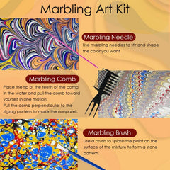 Funwins Water Marbling Paint Set for Kids