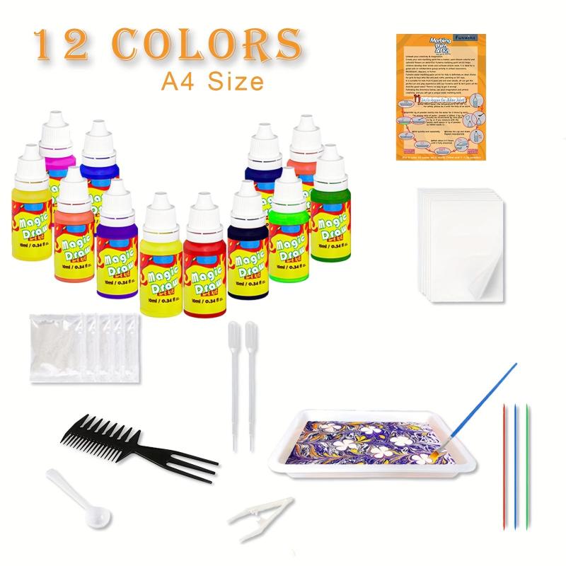 Funwins Water Marbling Paint Set for Kids