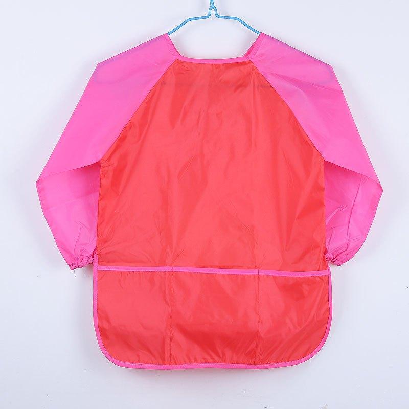 Kid's Waterproof Apron w/ Sleeves for Painting & Mealtime