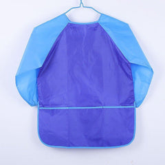 Kid's Waterproof Apron w/ Sleeves for Painting & Mealtime