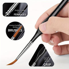 5pcs Paint Brush Set for Makeup Watercolors Acrylic Gouache Enamels Body Nails