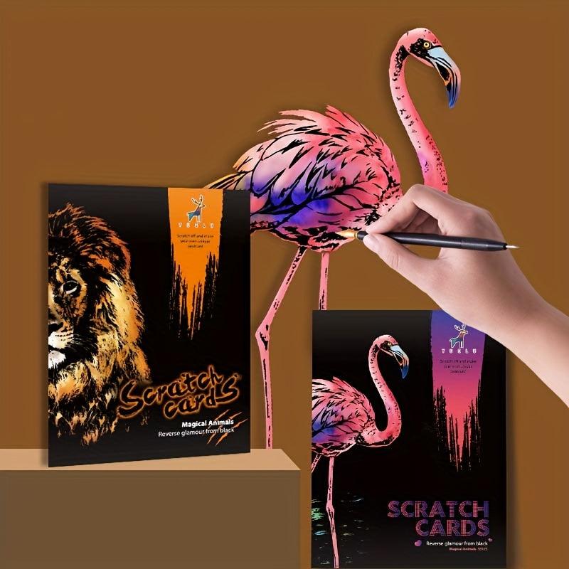 Rainbow Scratch Painting Kit For Adults 35 1X22