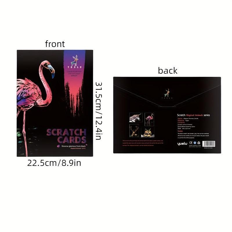 Rainbow Scratch Painting Kit For Adults 35 1X22