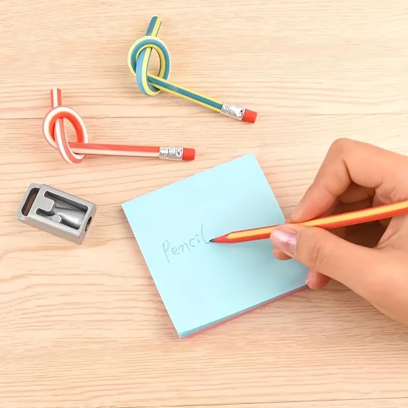 6pcs Bendable Pencils Kids Birthday Party Filler Toys