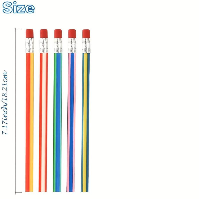 6pcs Bendable Pencils Kids Birthday Party Filler Toys